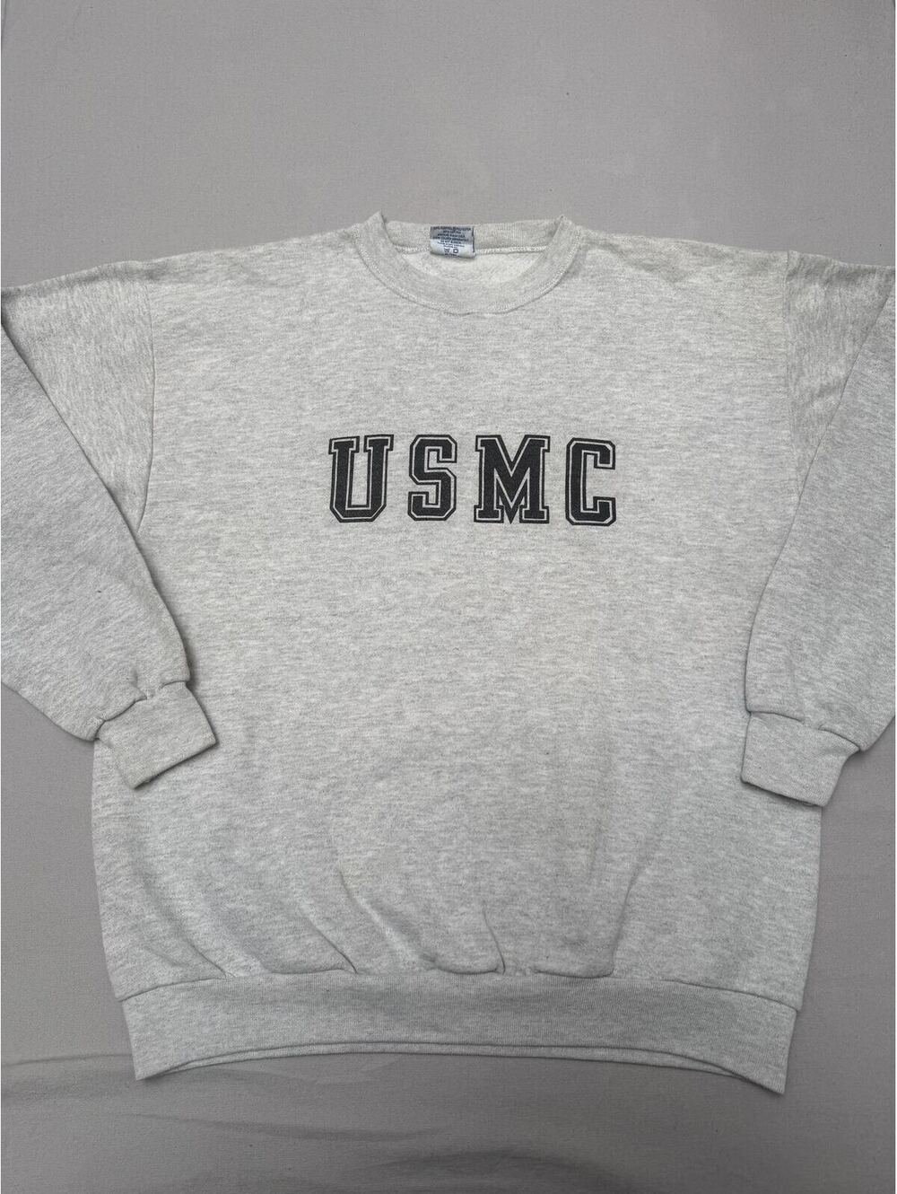 Vintage USMC Basic School Sweatshirt Marine Core Crewneck -L